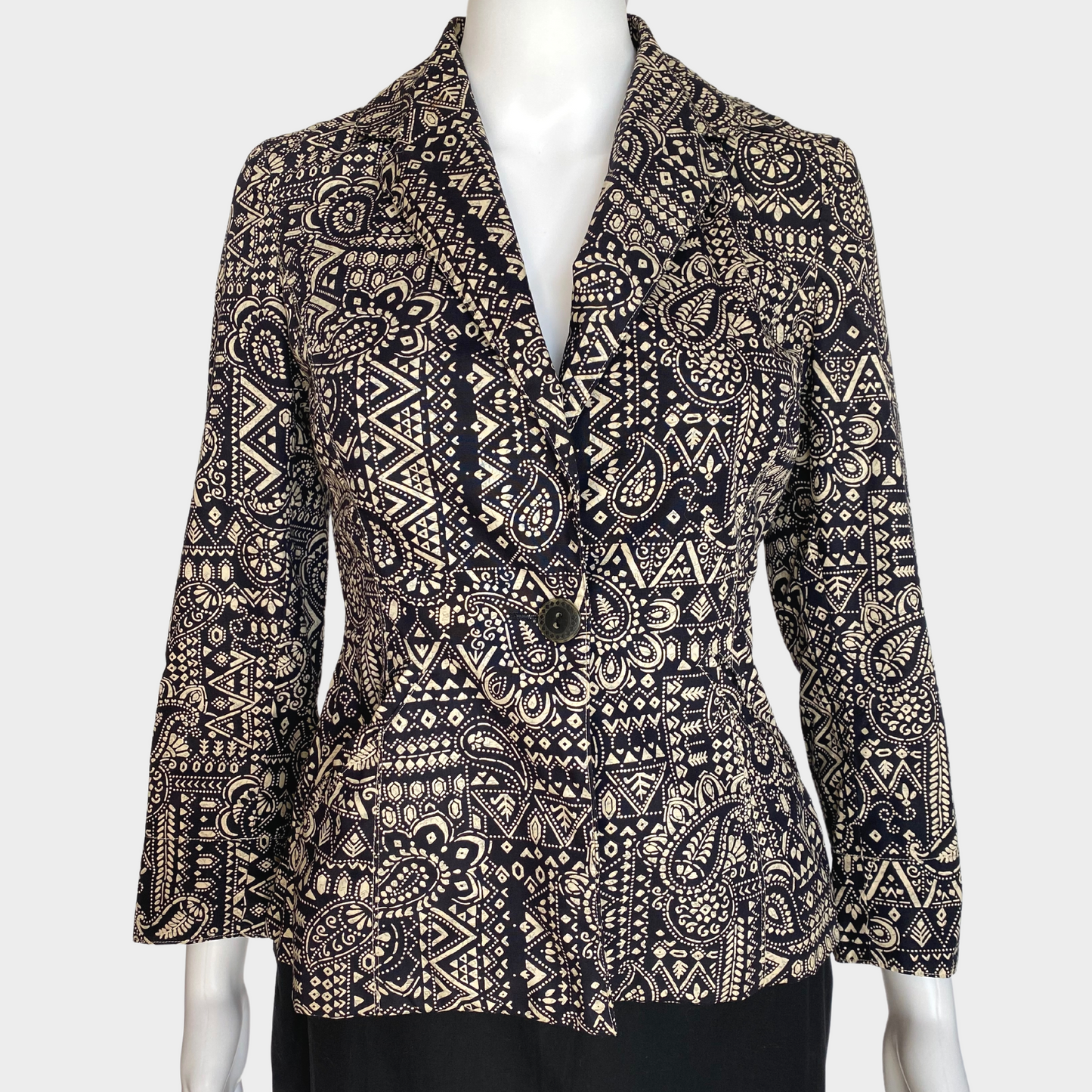 Anna Sui SS 1998 Pattern Blazer