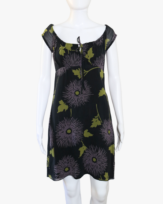 Anna Sui Silk Babydoll Dress