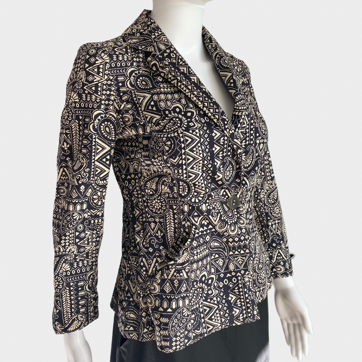 Anna Sui SS 1998 Pattern Blazer