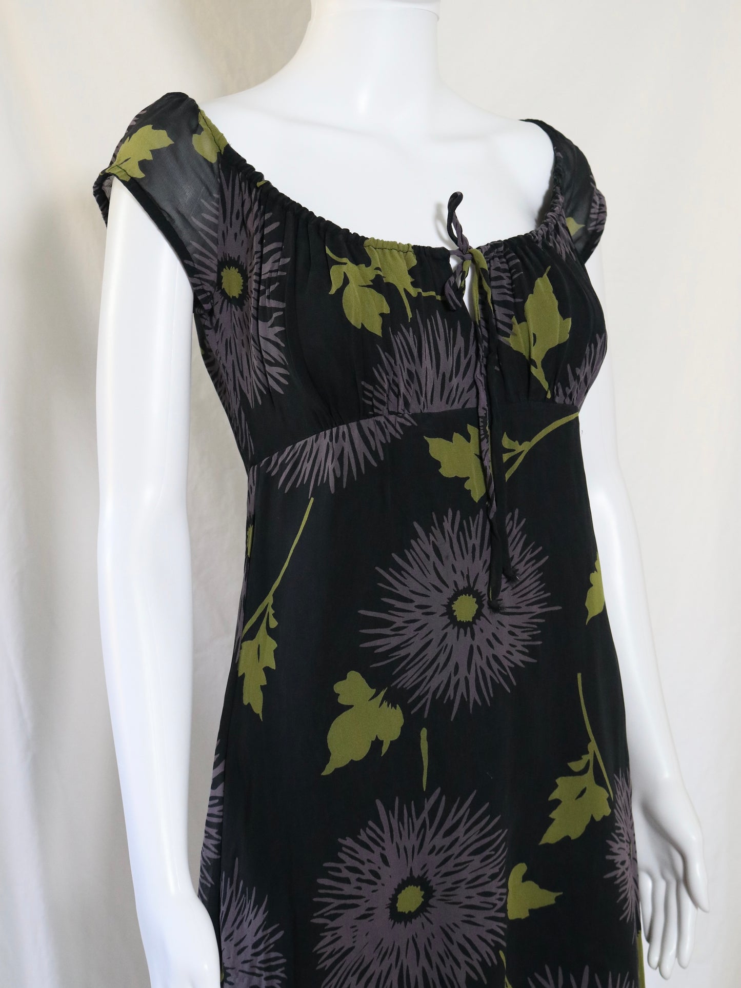 Anna Sui Silk Babydoll Dress