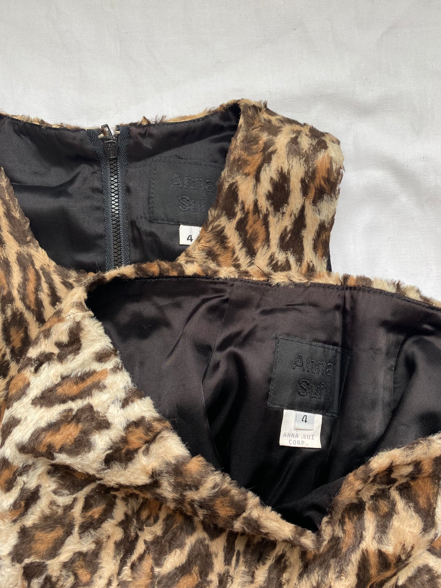 Anna Sui FW 1995 Leopard Set