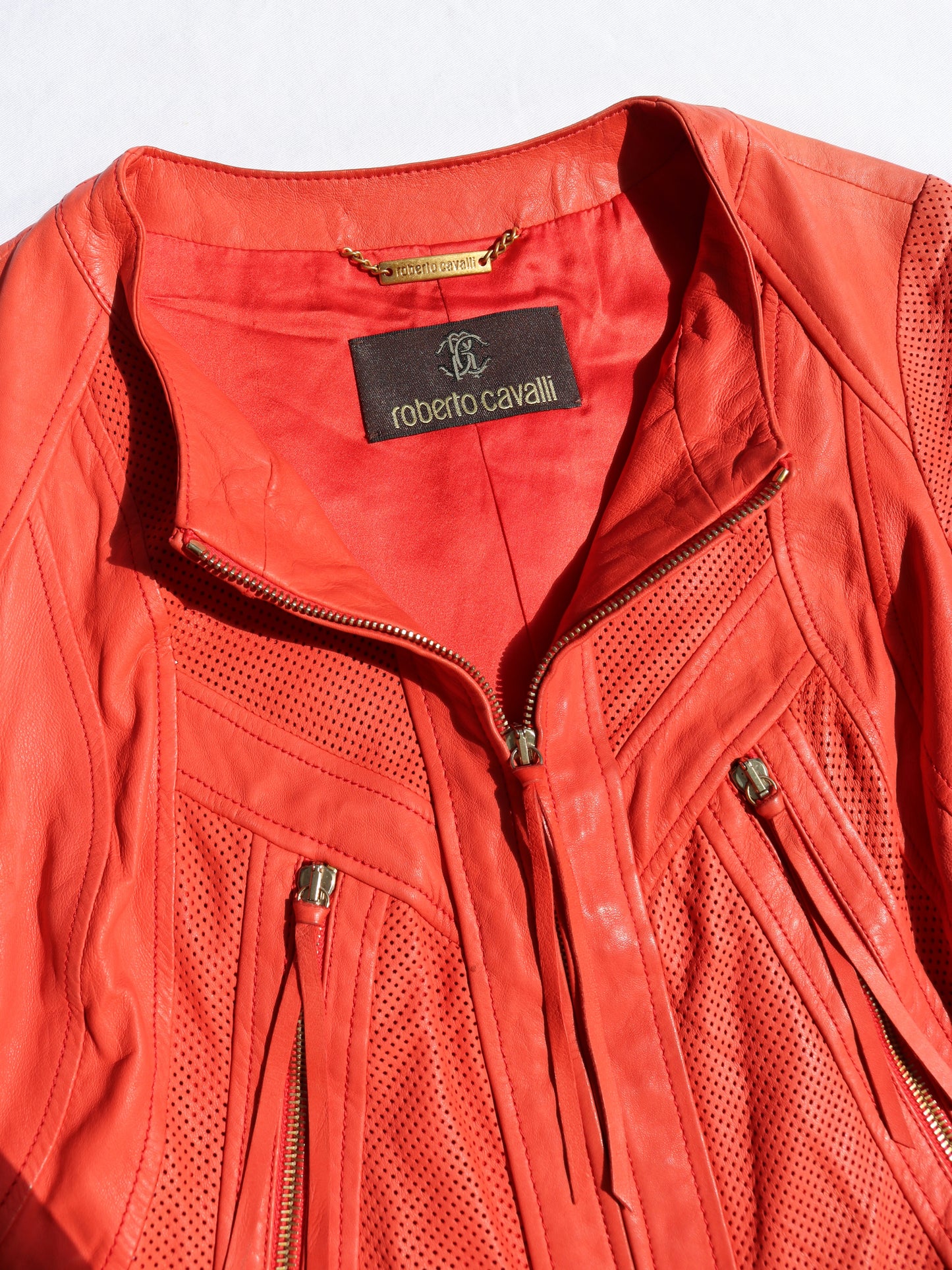 Roberto Cavalli Leather Jacket