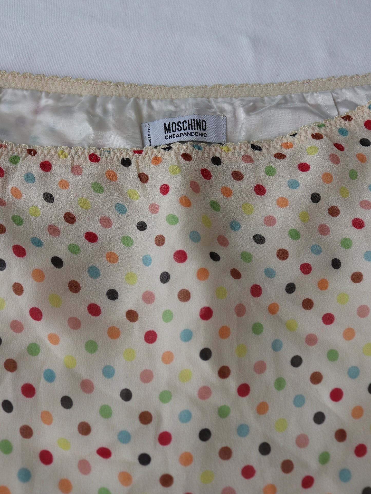 Moschino Polkadot Skirt